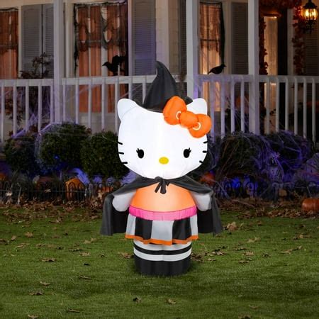 Step Up Your Halloween Décor with a Hi Kitty Witch Inflatable